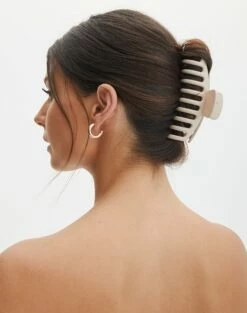 Printed Balconette Thin Strap Bikini Top -Glassons Store 90s matte claw clip head in the sand front ha46563clp 17