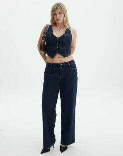 Mesh Detailed Corset Top -Glassons Store aimee low rise straight jean last rodeo indigo front jd54235pdnm 1