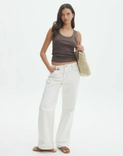 Trim Detail High Waist Velour Mini Skirt -Glassons Store aimee low rise straight jean monaco milk front jd54235pdnm 4