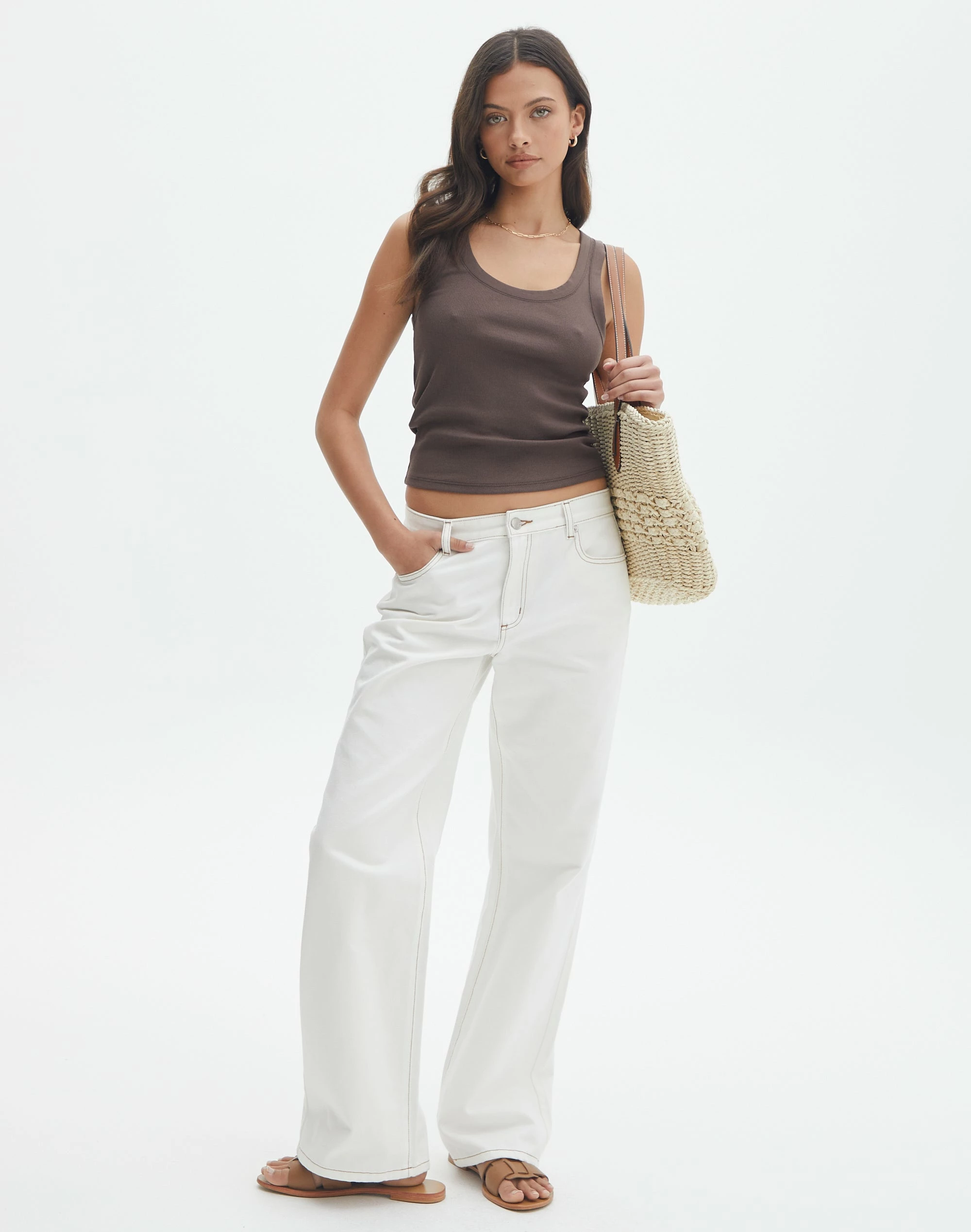High Rise Tailored Wide Leg Panelled Pant 15 High Rise Tailored Wide Leg Panelled Pant - Image 13