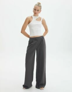 Cut Out Ribbed Tank Top 28 Cut Out Ribbed Tank Top -Glassons Store alutha asym knit top milk full kv143264vn