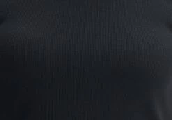 Ribbed Crew Neck Tee -Glassons Store angeles rib baby t shirt black imagefront ts119559ocot