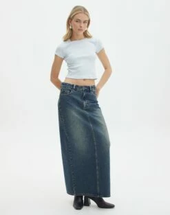 Ribbed Crew Neck Tee -Glassons Store angeles rib baby t shirt break the ice full ts119559ocot