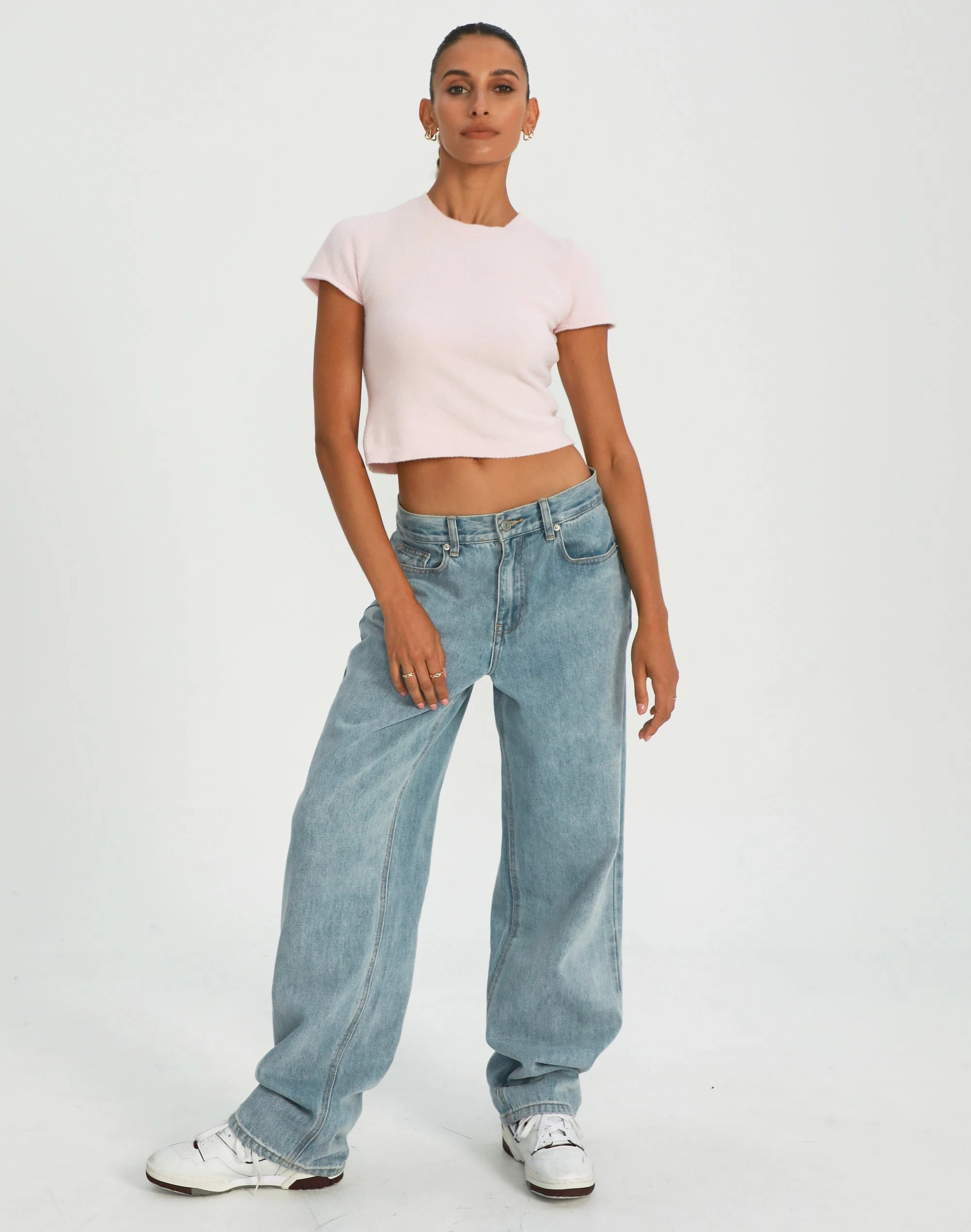 Cropped Cap Sleeve Knit Top 4 Cropped Cap Sleeve Knit Top - Image 2