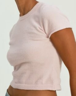 Cropped Cap Sleeve Knit Top 25 Cropped Cap Sleeve Knit Top -Glassons Store aria cap sleeve knit top rose and thorne imageback ks106650sf