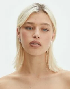 High Rise Flare Ponte Pant 29 High Rise Flare Ponte Pant -Glassons Store aries plated triple chain hoop silver front je144621ear