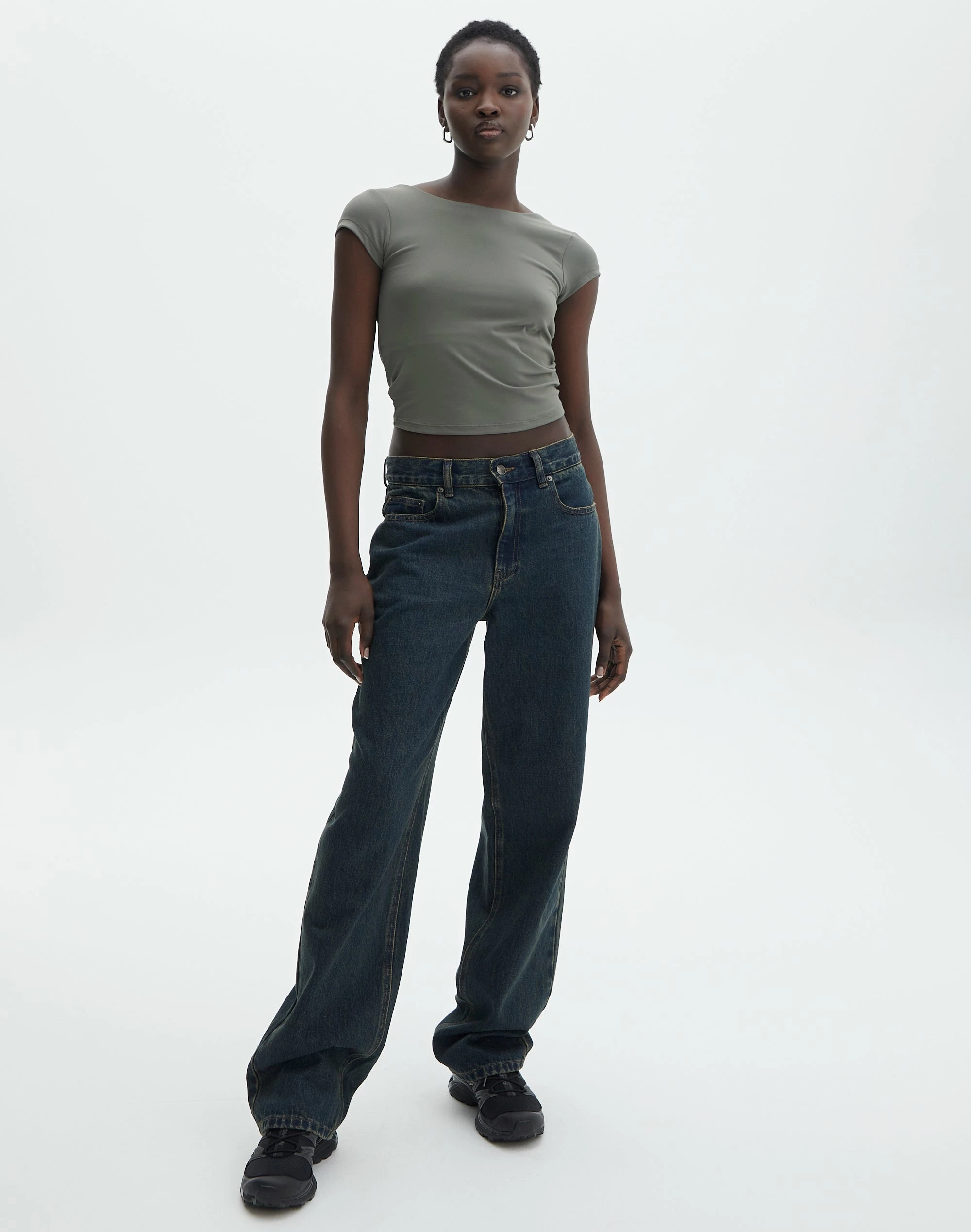 Supersoft Backless Short Sleeve Top 15 Supersoft Backless Short Sleeve Top - Image 13