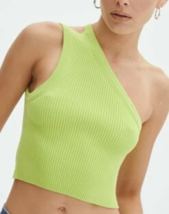 One Shoulder Open Back Strappy Tank -Glassons Store bibby backless knit main squeeze imageback kv94524knt