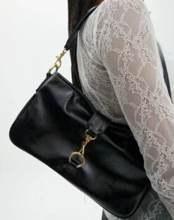 Front Split Denim Maxi Skirt -Glassons Store birdie pu shoulder bag black front bg145187pu 3