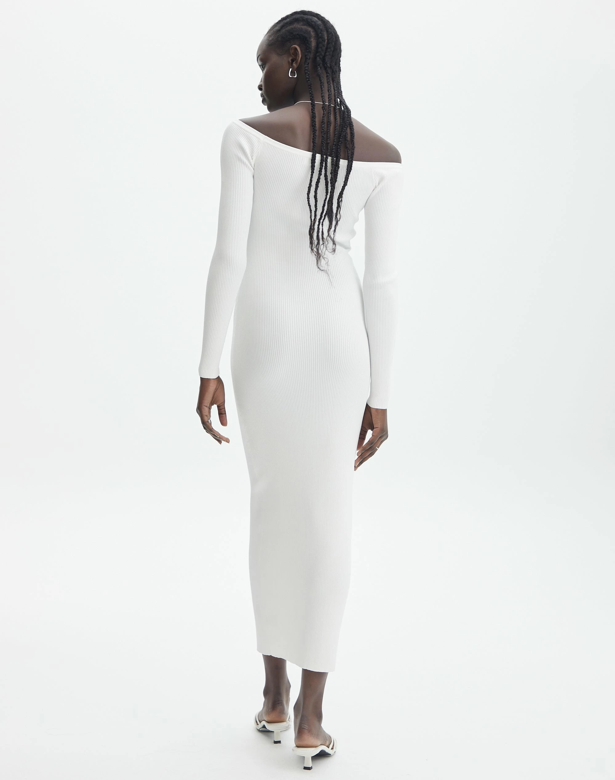 Ribbed Off Shoulder Long Sleeve Maxi Dress 15 Ribbed Off Shoulder Long Sleeve Maxi Dress - Image 13