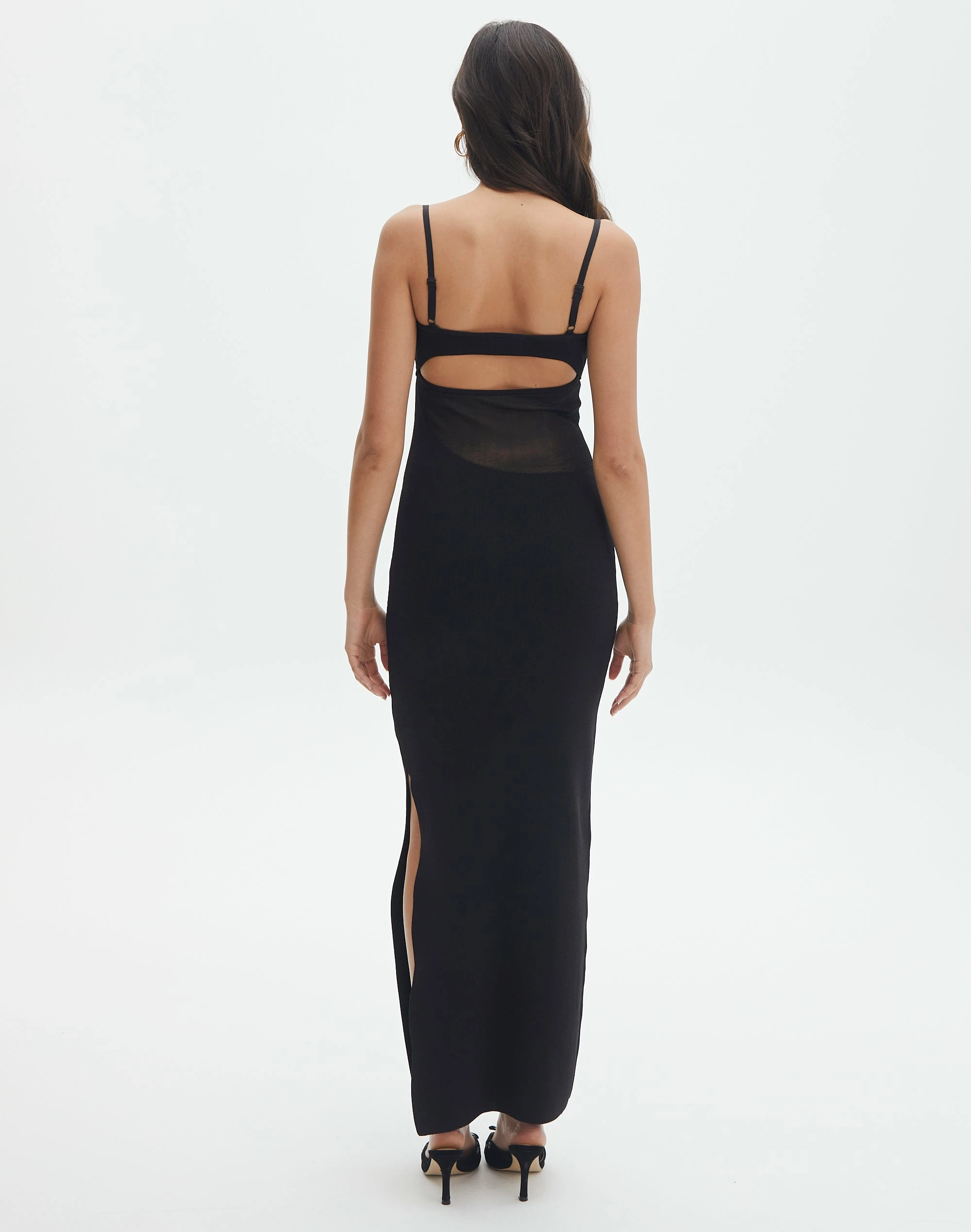 Knit Cut Out Maxi Dress 5 Knit Cut Out Maxi Dress - Image 3