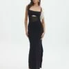 Knit Cut Out Maxi Dress 2 Knit Cut Out Maxi Dress -Glassons Store camilla cut out knit dress black front kd90580knt
