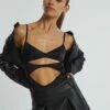 Cut Out Satin Bodysuit 2 Cut Out Satin Bodysuit -Glassons Store cartia cut out bodysuit black front tb106803sat 9