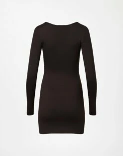 Supersoft Twist Cut Out Long Sleeve Mini Dress 20 Supersoft Twist Cut Out Long Sleeve Mini Dress -Glassons Store cartia ls cut out mini its soy cute back ds85940pln
