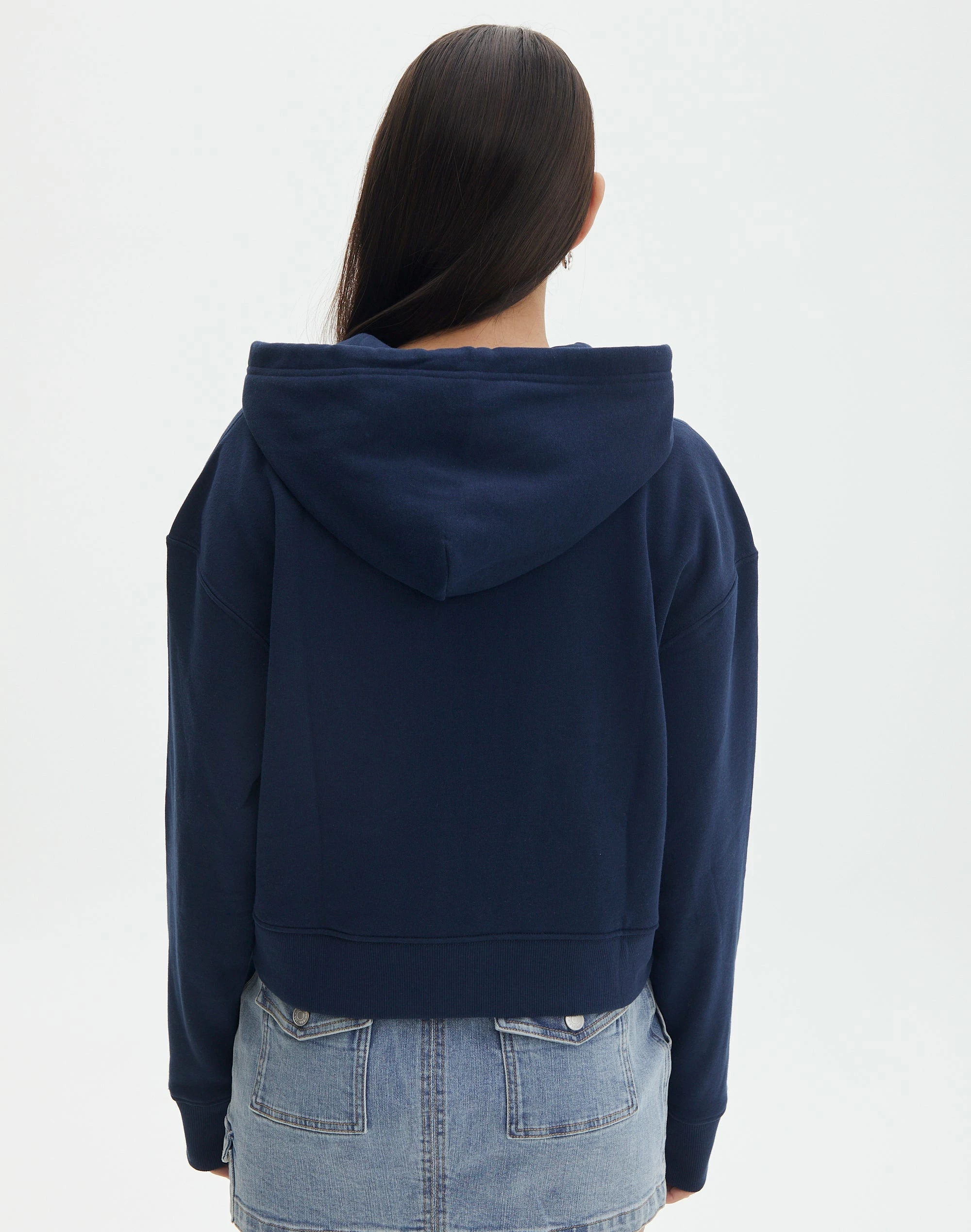 Cropped Zip Through Hoodie 10 Cropped Zip Through Hoodie - Image 8