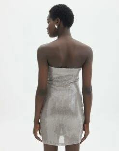 Strapless Mini Sequin Dress 25 Strapless Mini Sequin Dress -Glassons Store chelsea mini sequin dress silver back ds141680sqn