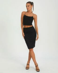 Mesh Cross Back Lettuce Trim Cami -Glassons Store co cecelia mesh cross tank black full tv92995msh