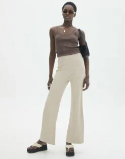 Knit Long Sleeve Cropped Cardigan -Glassons Store co chutney knit pant what the shell front pw102210rknt