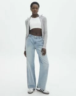 Long Sleeve Zip Through Knit Top -Glassons Store co harriet zip thru cardi pale grey marle full kc90296knt