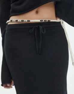 Tie Waist Knit Maxi Skirt 25 Tie Waist Knit Maxi Skirt -Glassons Store co lardee knit tie waist maxi black imageback sl47099knt