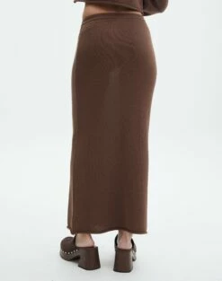 Tie Waist Knit Maxi Skirt 34 Tie Waist Knit Maxi Skirt -Glassons Store co lardee knit tie waist maxi deep umber back sl47099knt