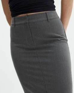 Tailored Maxi Skirt -Glassons Store co mailey suiting maxi skirt charcoal imageback sl101473mar