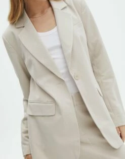 Tailored Oversized Blazer 30 Tailored Oversized Blazer -Glassons Store co marly one button blazer oh natural imageback jw74948pln