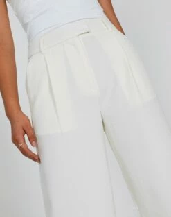 High Waist Relaxed Tailored Pant -Glassons Store co marly wide leg pant bad to the bone imageback pw71767pln