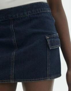 Cargo Denim Mini Skirt -Glassons Store co max utility denim skirt last rodeo indigo imageback ss134734rdnm
