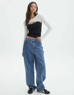 Ribbed Knit Long Sleeve Shrug -Glassons Store co midas shrug milk full kl54070cre