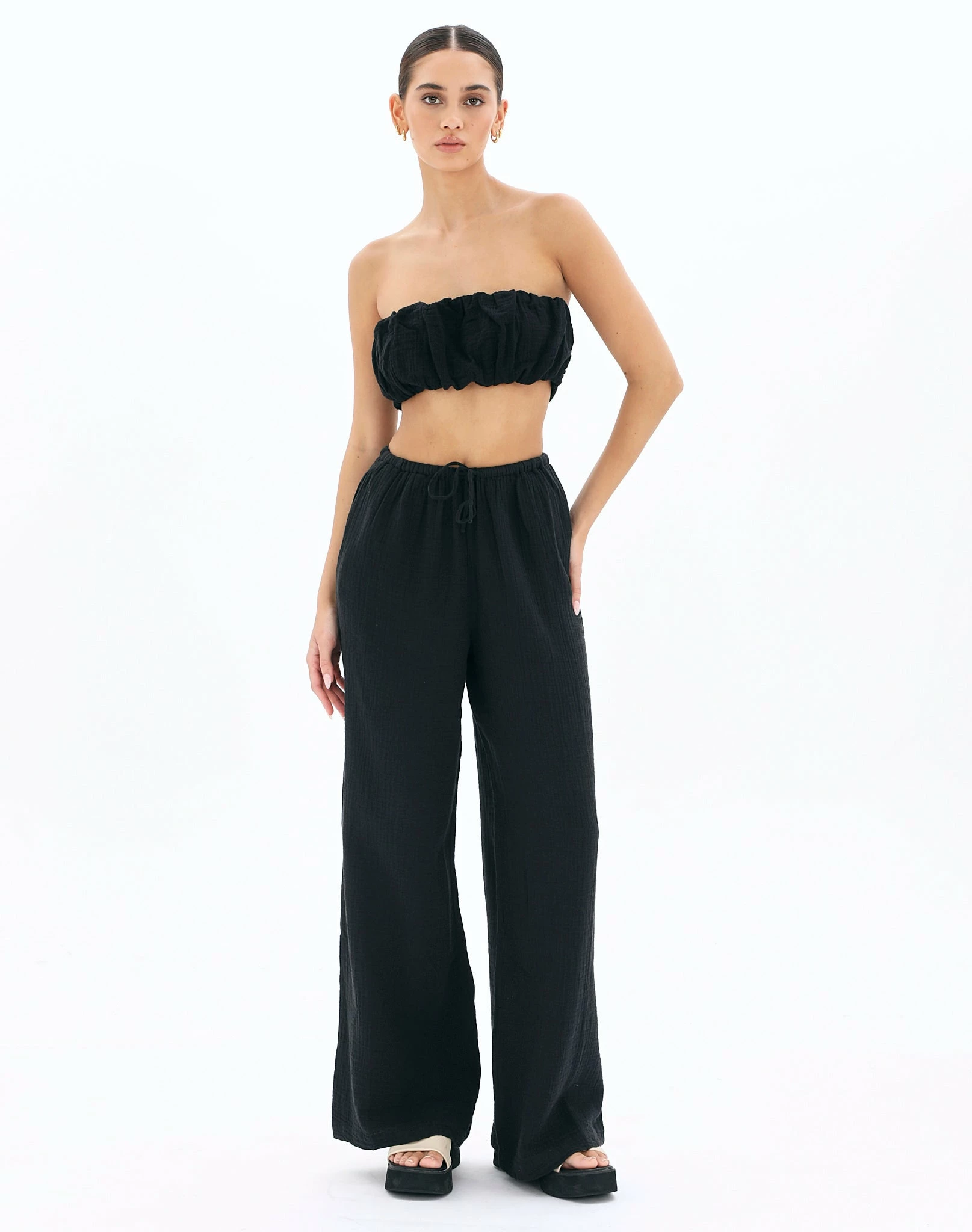Muslin Ruched Bandeau Top 10 Muslin Ruched Bandeau Top - Image 8