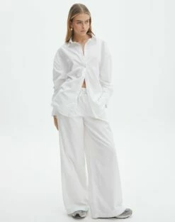 High Rise Tailored Wide Leg Panelled Pant 31 High Rise Tailored Wide Leg Panelled Pant -Glassons Store co pascal wide leg poplin pant white front pw122250pop 1