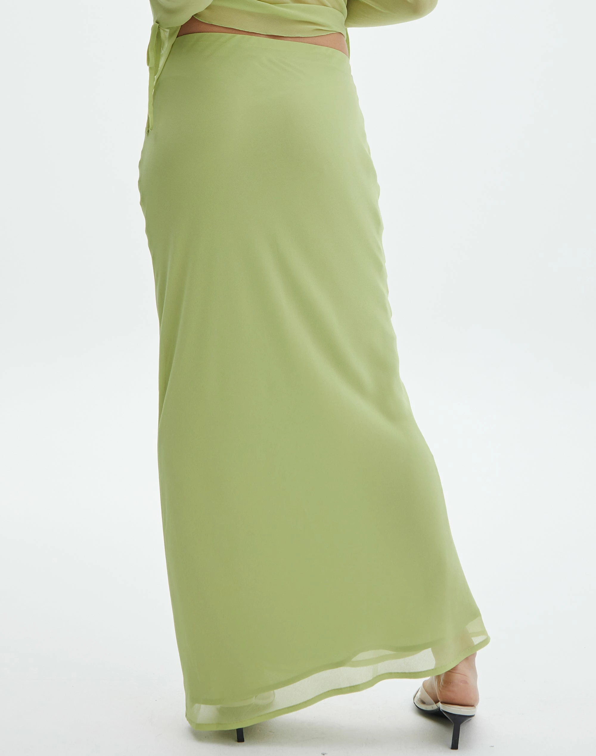 Low Rise Maxi Slip Skirt 5 Low Rise Maxi Slip Skirt - Image 3