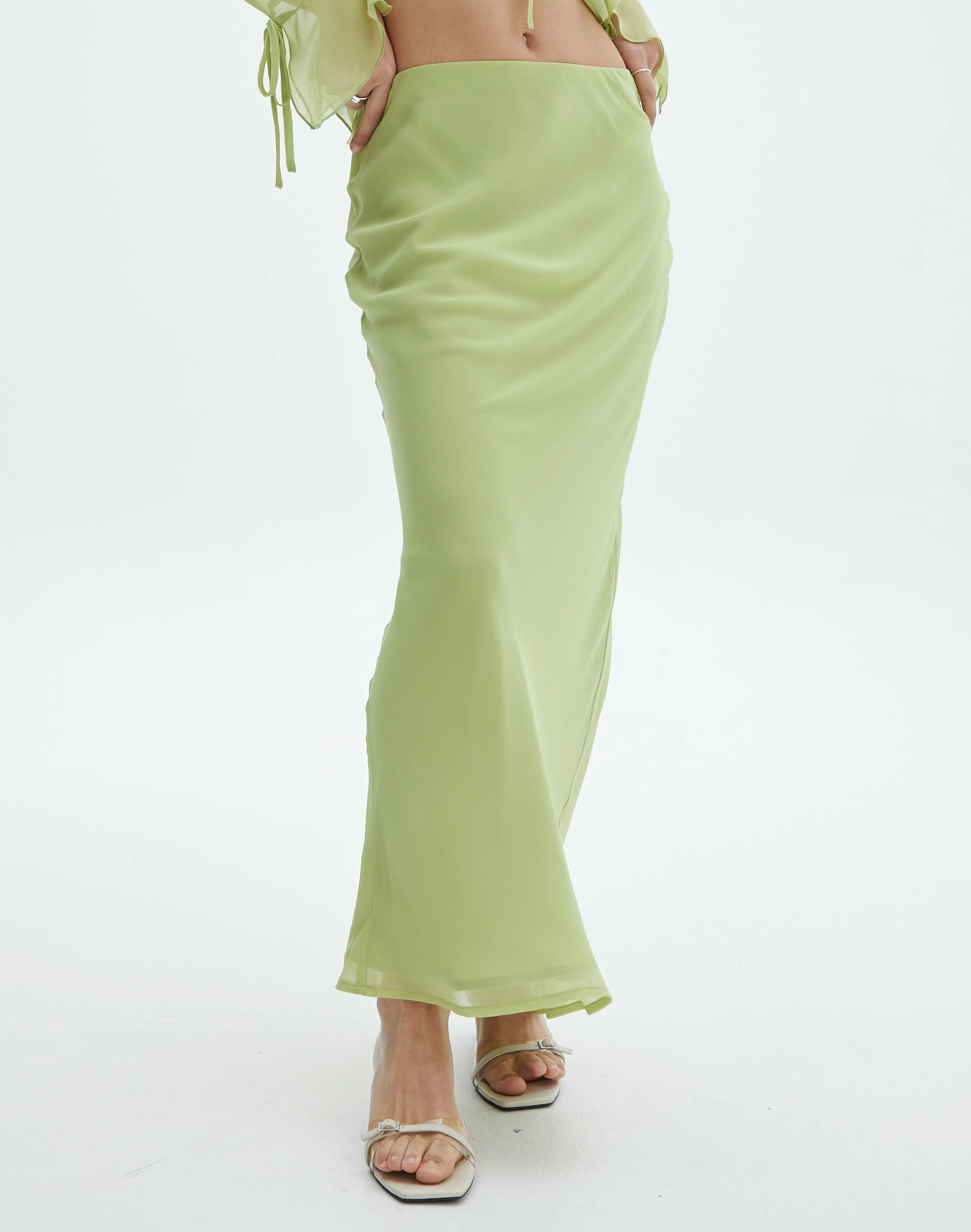 Low Rise Maxi Slip Skirt 4 Low Rise Maxi Slip Skirt - Image 2