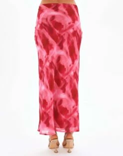 Print Maxi Slip Skirt 25 Print Maxi Slip Skirt -Glassons Store co riley low rise maxi skirt carnation skies back sl102757prt