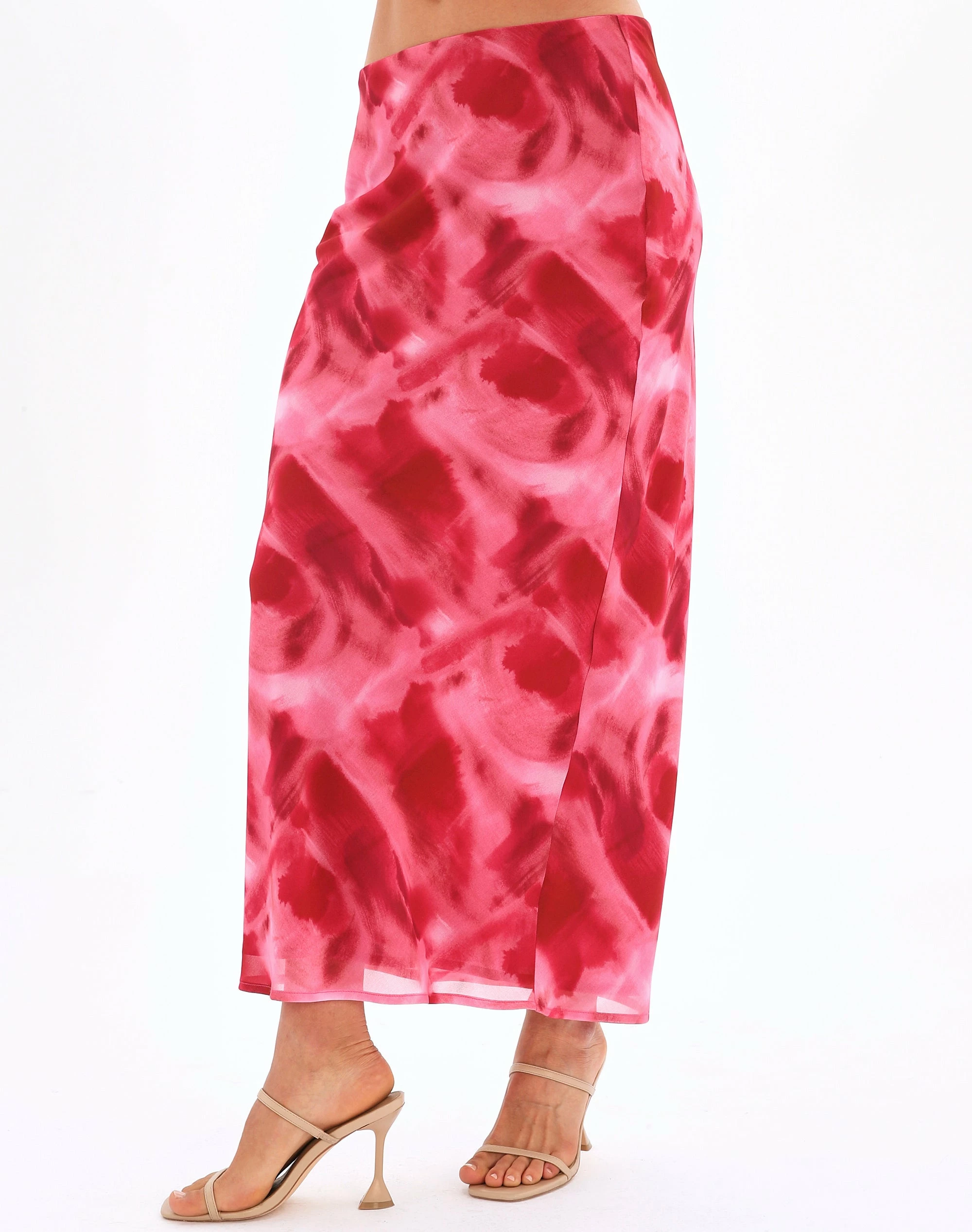 Print Maxi Slip Skirt 5 Print Maxi Slip Skirt - Image 3