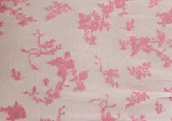 Floral Print Mesh Lettuce Trim Cropped Cami -Glassons Store co sabrina burnout mesh cami baby doll burnout imagefront tv54660rbo