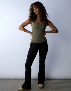 Faux Leather Low Rise Pant -Glassons Store co simone butter soft flare black front pw119603but