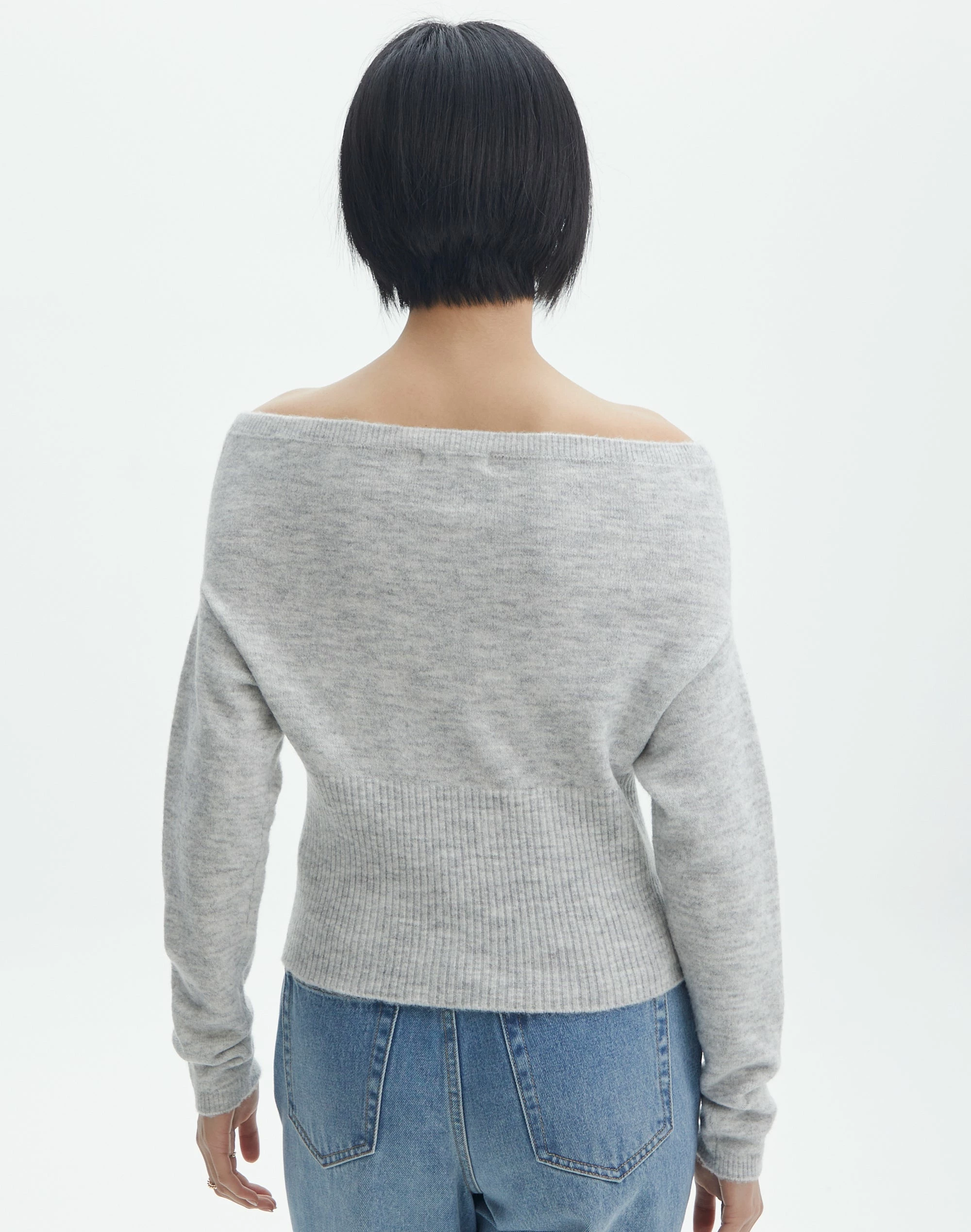 Off The Shoulder Bardot Knit Top 10 Off The Shoulder Bardot Knit Top - Image 8