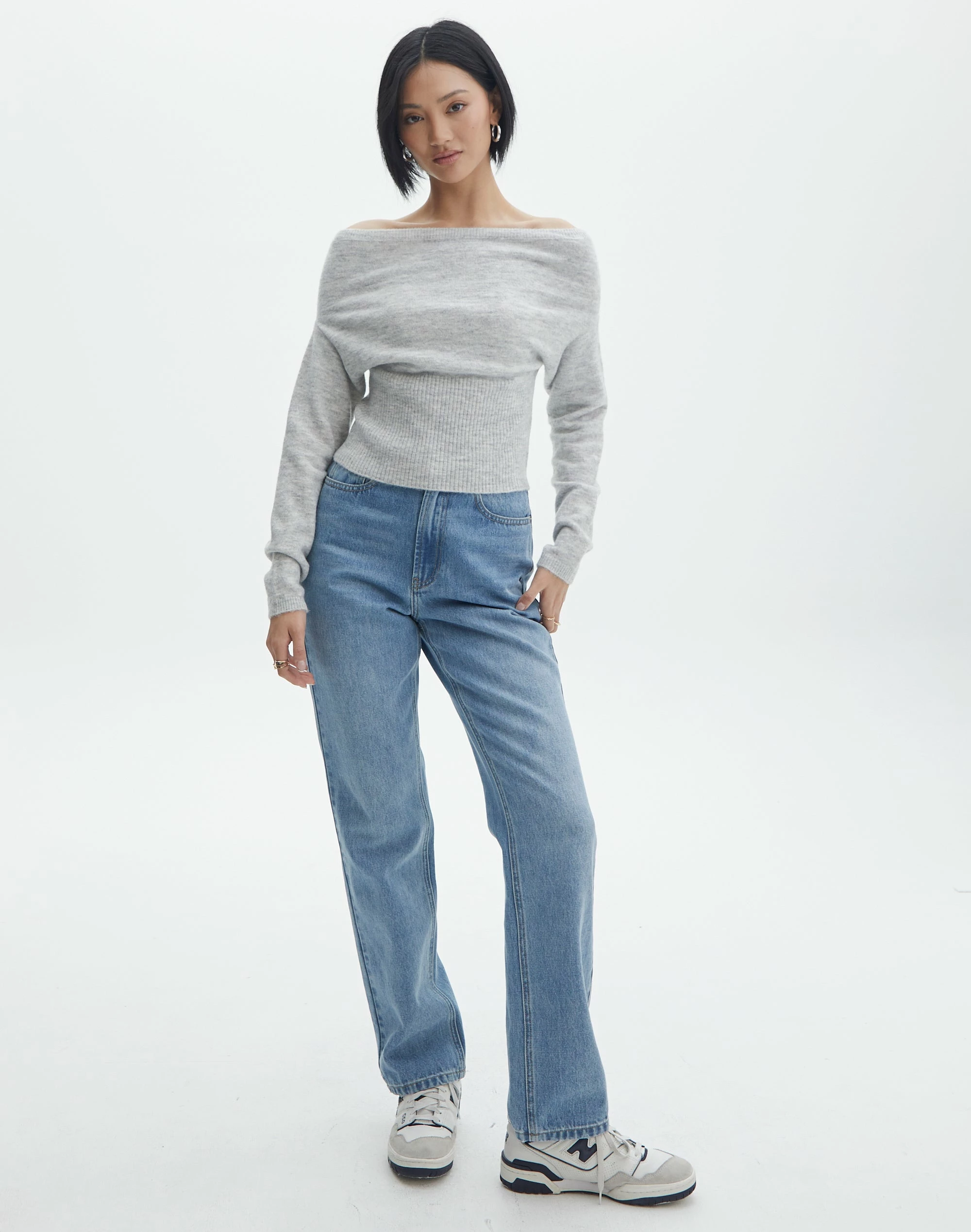 Off The Shoulder Bardot Knit Top 9 Off The Shoulder Bardot Knit Top - Image 7