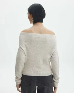 Off The Shoulder Bardot Knit Top 24 Off The Shoulder Bardot Knit Top -Glassons Store co skylar off shoulder relaxed knit take a shelfie back kl110792knt