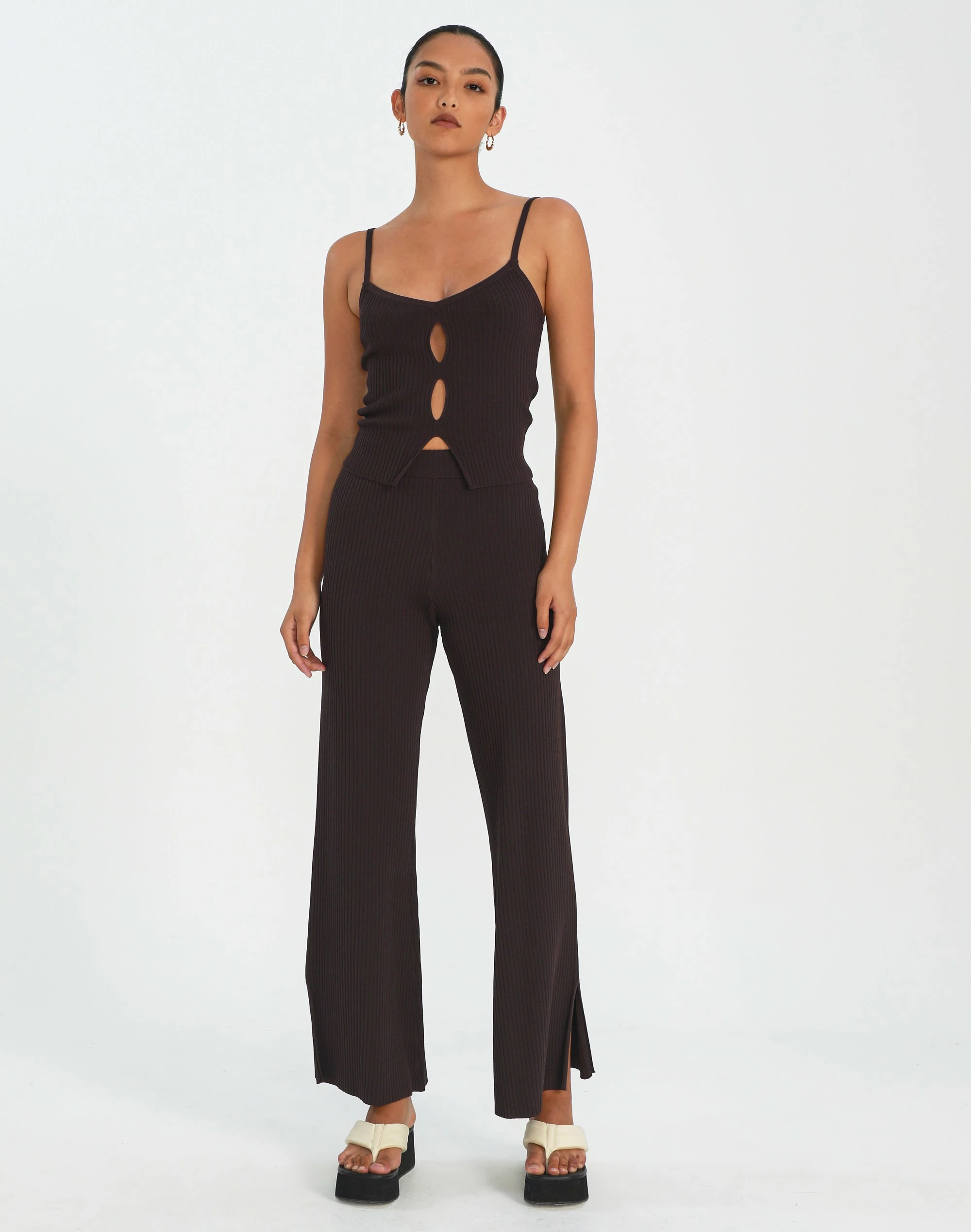 Cut Out Ribbed Knit Top 9 Cut Out Ribbed Knit Top - Image 7