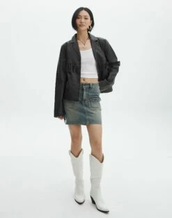 Ringspun Denim Skirt