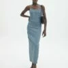Denim Panelled Maxi Dress 1 Denim Panelled Maxi Dress -Glassons Store darcy denim dress athens wash front dl104766dnm