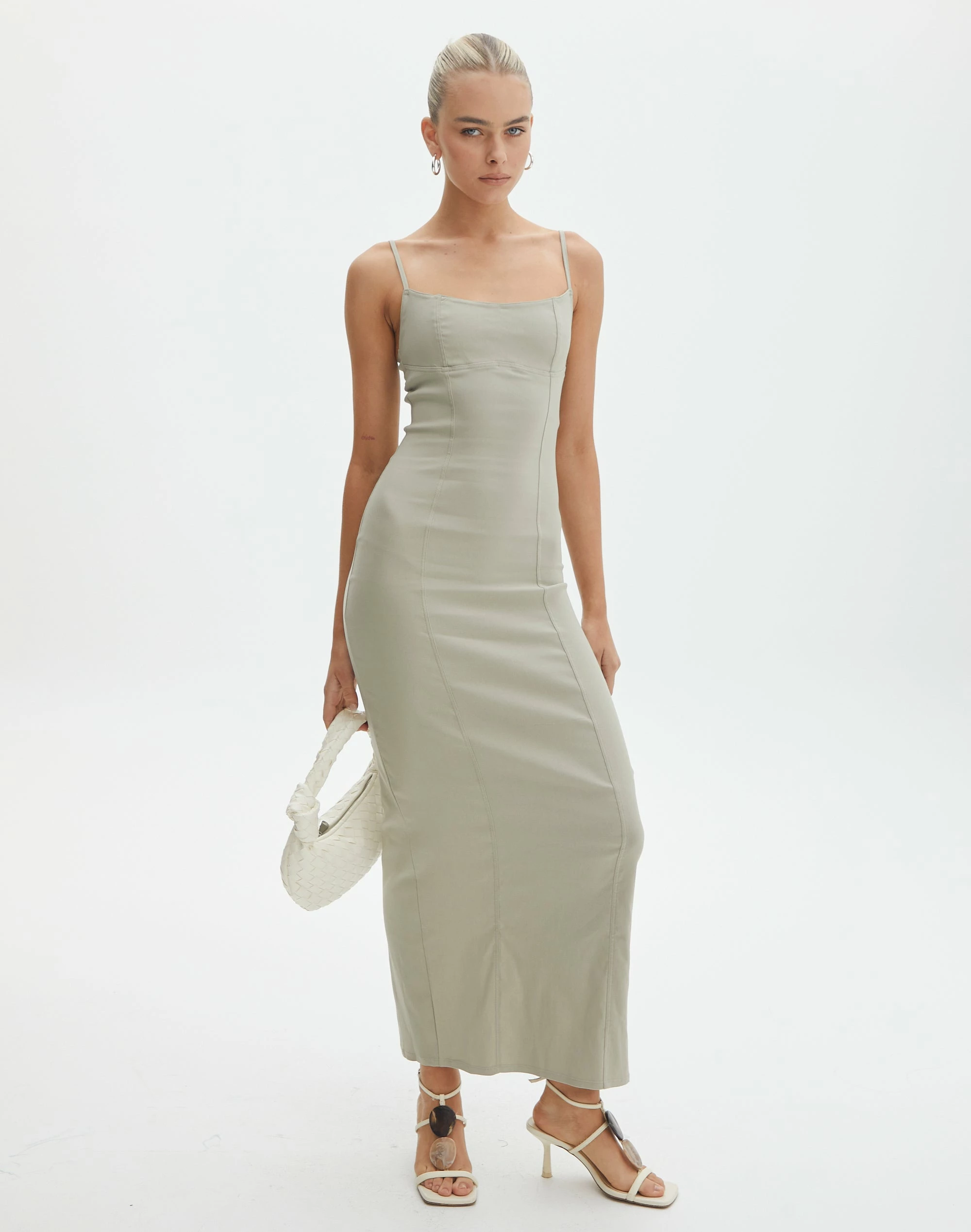 Knit Square Neck Maxi Dress 8 Knit Square Neck Maxi Dress - Image 6