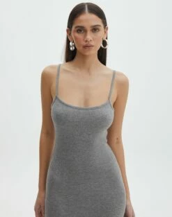 Luxe Lounge Modal Slim Fit Maxi Dress -Glassons Store didi strappy maxi dress heather marle full dl93109mod