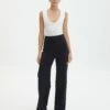 Tailored Wide Leg Ponte Pant