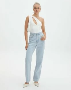 Supersoft One Shoulder Cut Out Bodysuit 29 Supersoft One Shoulder Cut Out Bodysuit -Glassons Store dua one shoulder cut out bodysuit white full tb88291pch
