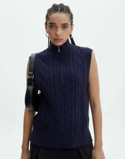 Cropped Cable Knit V Neck Jumper 29 Cropped Cable Knit V Neck Jumper -Glassons Store fay cable quater zip friday night front kv123914cot