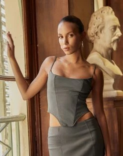 Split Tie Front Blouse 20 Split Tie Front Blouse -Glassons Store gemma corset top cypress front bv72984pln